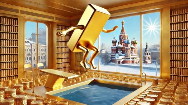 Российские банки купаются в золоте