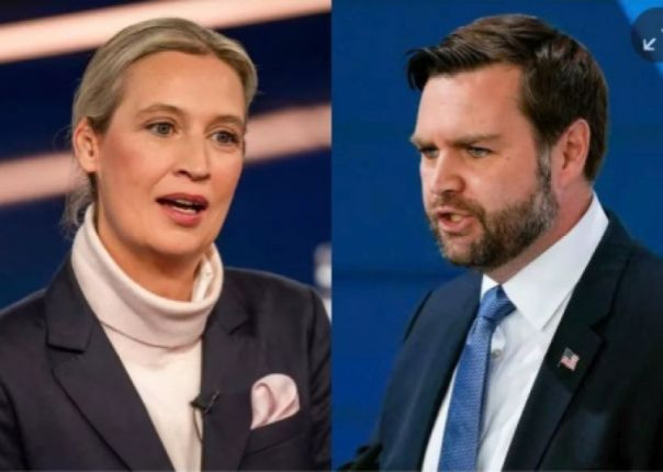 Вэнс встретился в Германии с лидером Алисой Вайдель