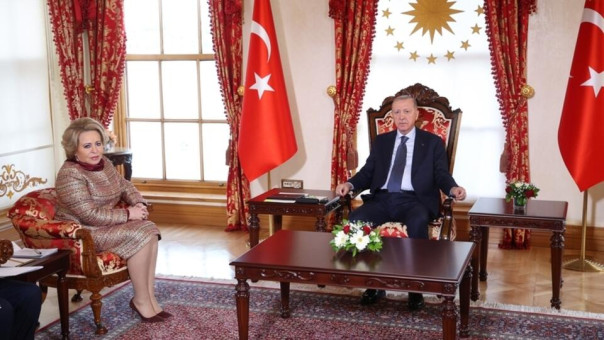 Матвиенко передала Эрдогану послание от Путина