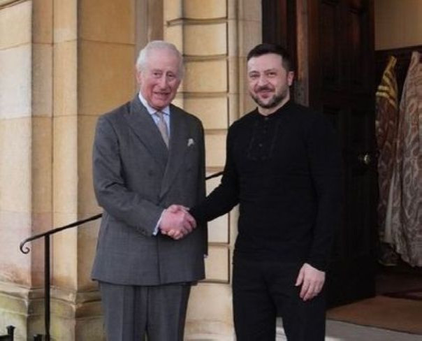 Зеленского привезли показать британскому королю Чарльзу III