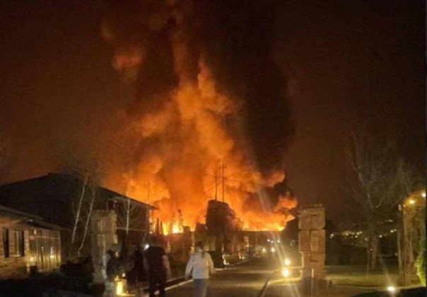 В Днепропетровске прилет по гостинично-ресторанному комплексу Bartolomeo.