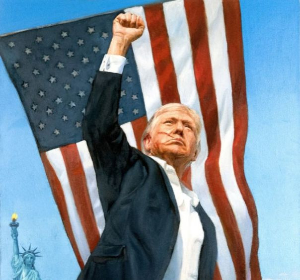 Российский художник раскрыл тайну портрета Трампа, который Путин подарил экс-президенту США - CNN