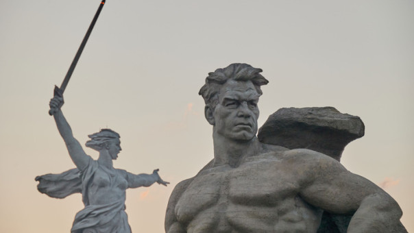 Путин и Лукашенко посетили Мамаев курган в Волгограде