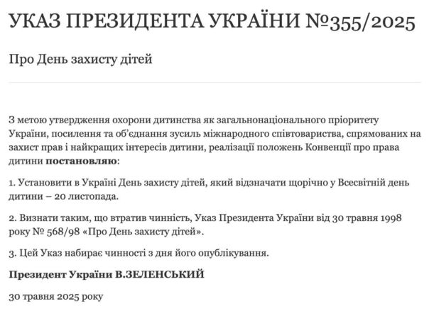 Гнида декоммунизировал Международный день защиты детей.
