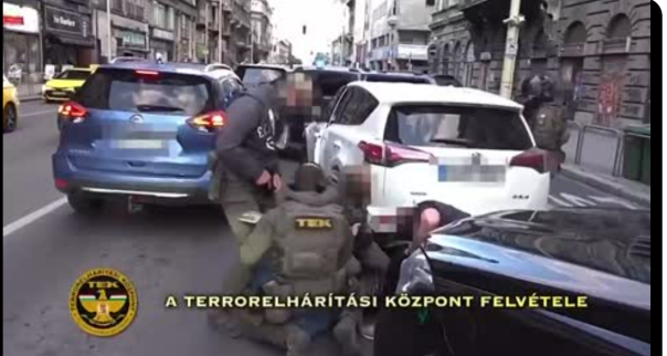 Лицом на асфальт: Опубликовано видео жёсткого задержания украинского шпиона в Венгрии