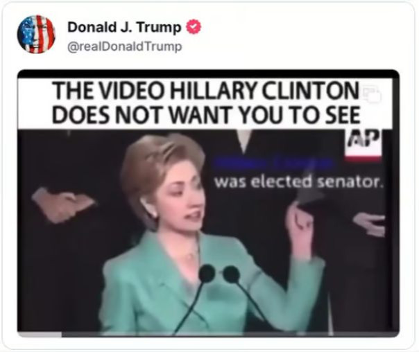 Трамп опубликовал видео со "списком убийств" Клинтонов