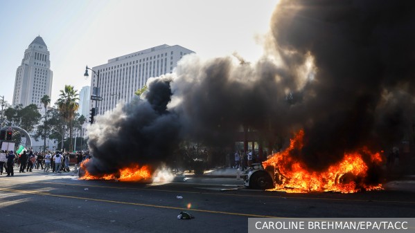 Беспорядки в США не ограничиваются Лос-Анджелесом и перекинулись с Калифорнии на другие штаты