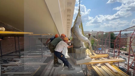 Восстановление мариупольского драмтеатра выходит на финишную прямую