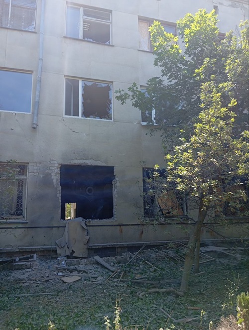 Сальдо: ВСУ практически уничтожили здание поликлиники в Новой Каховке