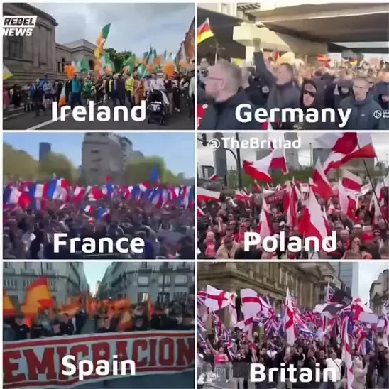 Европа утонула в антимигрантских протестах