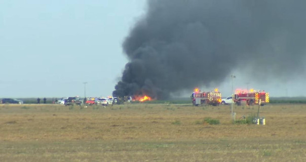 F-35C Lightning II ВМС США потерпел крушение возле авиабазы Лемур в округе Кингс.