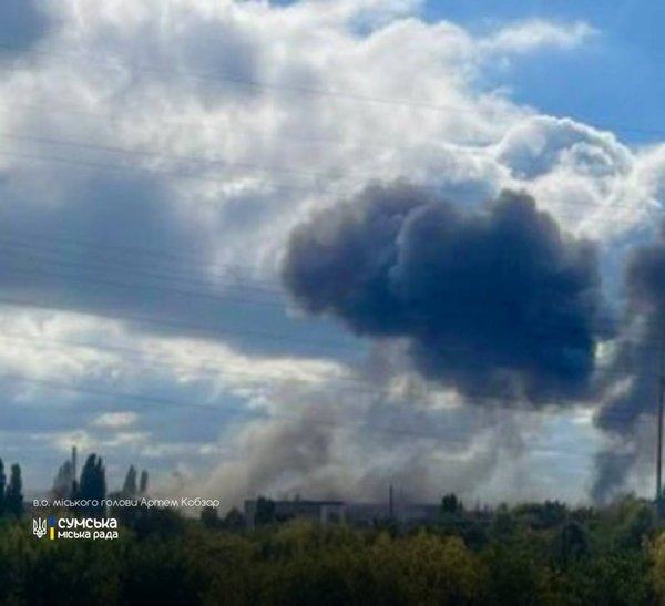 В Сумах пропало электричество после ударов по промзоне
