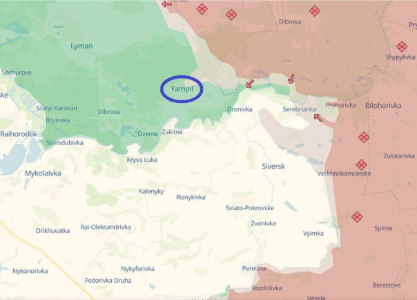 Армия России прорвалась в Ямполь на Лиманском направлении!