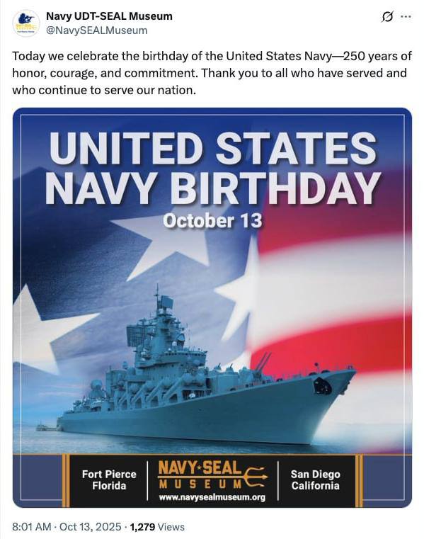 Конфуз дня: Музей ВМС США и сенаторы поздравляют американский флот с 250-летием фотографиями… российских ракетных крейсеров