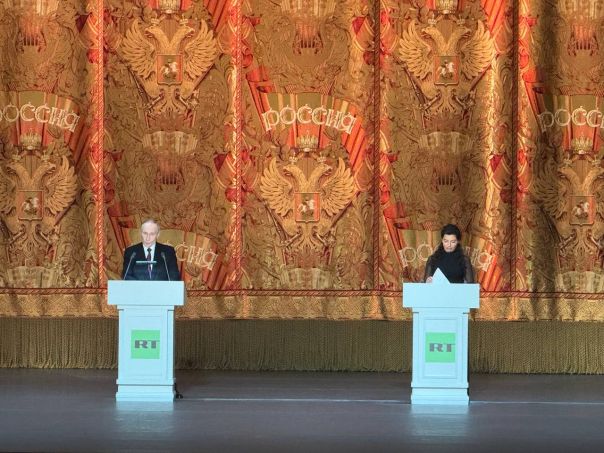 Голос правды и голос России должен быть громким и убедительным. Путин поздравил RT с 20-летием