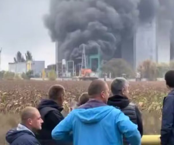 "Герани" сожгли подстанцию на территории шахты в Терновке Днепропетровской области