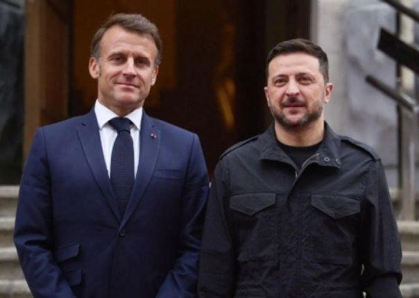 Макрон выразил желание принять участие вместе с Зеленским во встрече Путина и Трампа