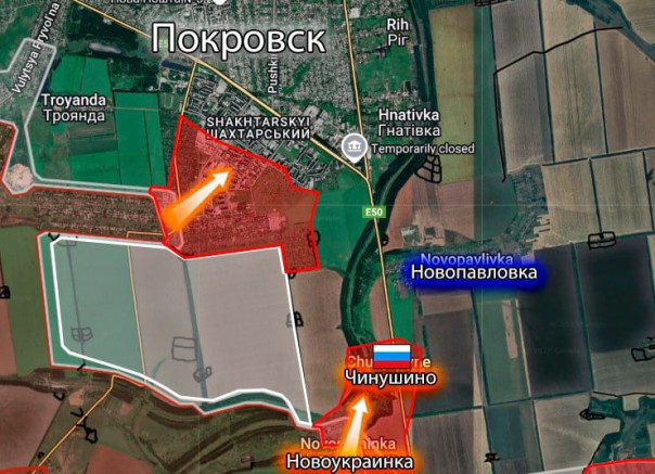 «Отважные» взяли Чунишино и Лазурный район Покровска!