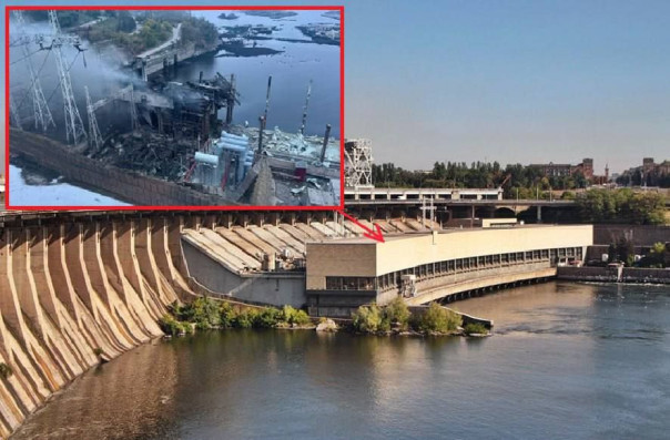 Появились кадры с ДнепроГЭС, по которой нашими войсками были нанесены удары.