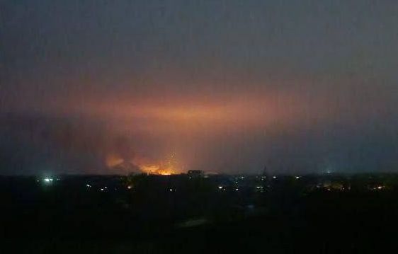 Враг атаковал Донецк: атакован склад боеприпасов