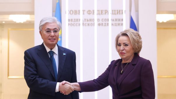 Матвиенко и Токаев провели встречу в Совете Федерации