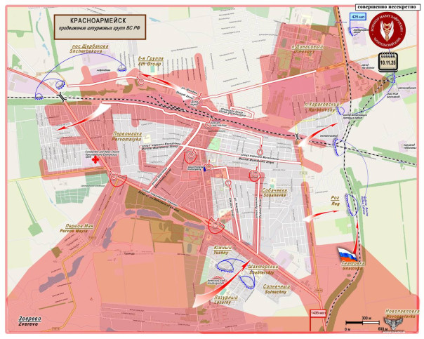 Армия России продолжает планомерное дробление линии обороны ВСУ на секторы для дальнейшего охвата и уничтожения