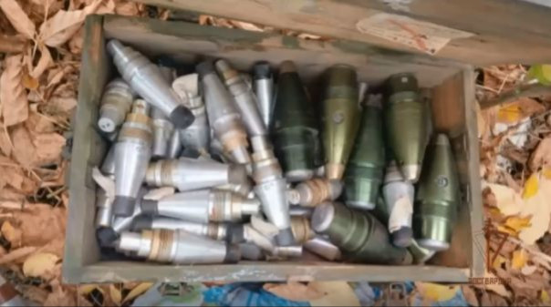 Росгвардия обнаружила крупный тайник ВСУ в ДНР (видео)