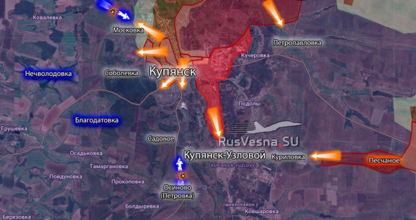 Враг снова бросил бронетехнику в кровавый «контрнаступ» на Купянск, пытаясь прорвать кольцо окружения