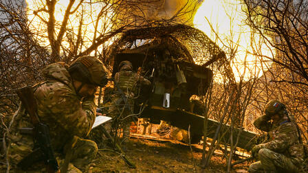 Кадры освобождения российскими военными Светлого в ДНР