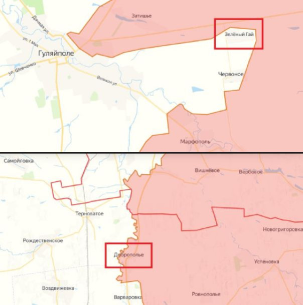 Российская армия освободила Зеленый Гай и Доброполье в Запорожской области