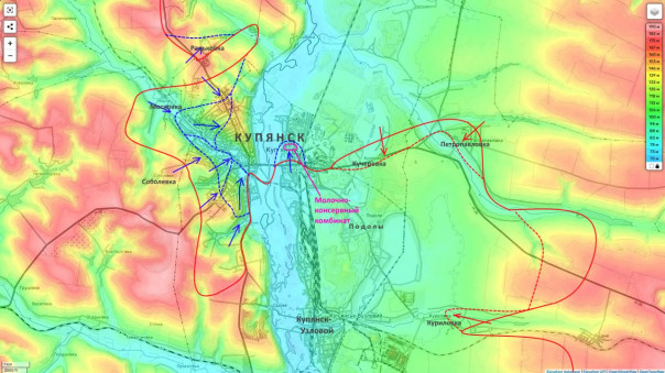 Купянское направление на конец дня  24.12.25: ВСУ заняли большую часть города...