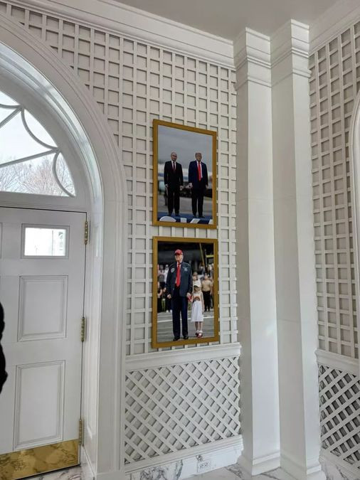 В Белом доме разместили совместное фото Путина и Трампа на саммите в Анкоридже