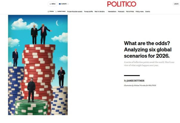 Politico: Мировые сценарии 2026 года