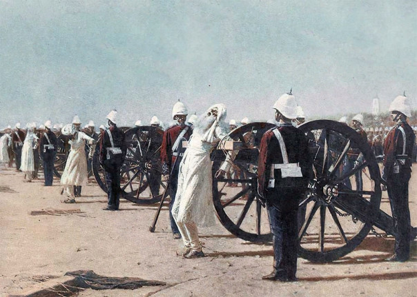 Василий Верещагин: «Подавление индийского восстания англичанами»