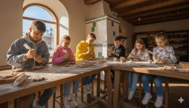 В музее коломенского калача