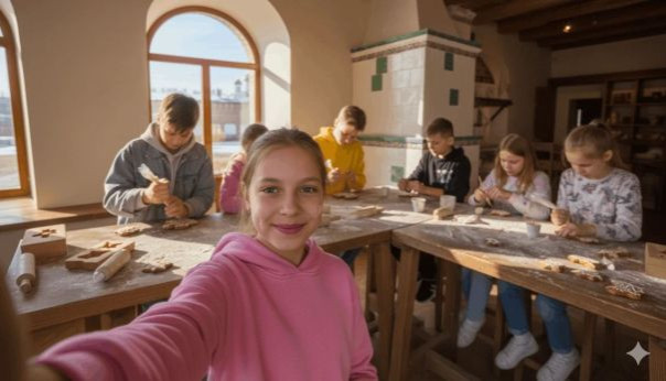 На мастер-классе в музее пряника 10 Зайцев