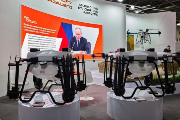 Дроны нового поколения представлены на Национальном авиационном инфраструктурном салоне