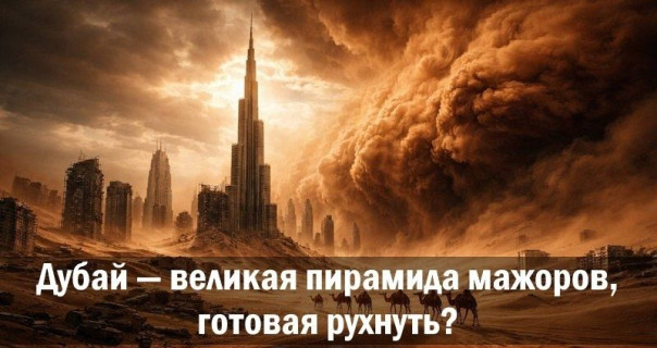 Дубай — великая пирамида мажоров, готовая рухнуть?