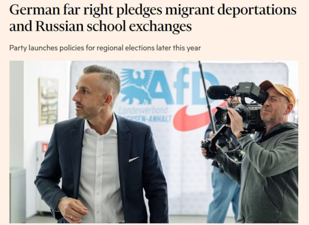 В Германии хотят выдворить украинцев и возобновить отношения с Россией, — FT