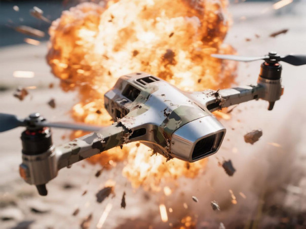 Упавший в Казахстане на границе с Россией дрон запустили с секретной базы ВСУ