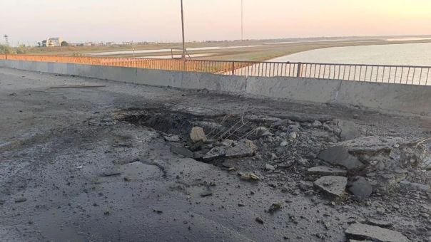 ВСУ атаковали мосты между Крымом и Херсонской областью
