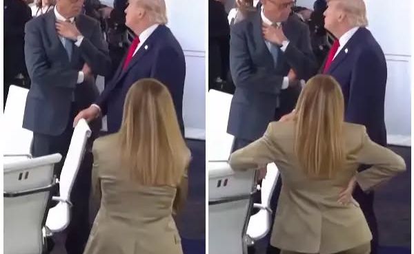 Придумай подпись: фото Мелони на саммите G7 разлетается по соцсетям