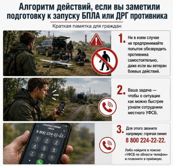 !!!ВАЖНО: Враг может запускать дроны из России
