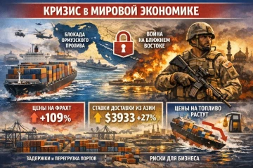 Перетряска мирового рынка: Цены на контейнерные поставки взлетели в космос