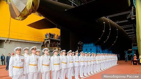 На заводе «Севмаш» спущена на воду уже шестая атомная подводная лодка проекта Ясень-М – Ульяновск.