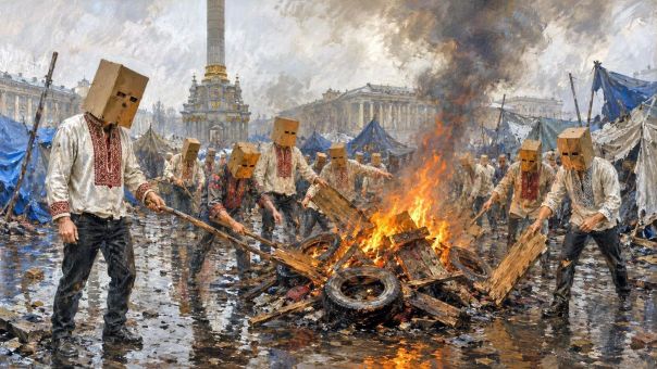 Картонный Майдан станет для Зеленского реальной удавкой. Если не замерзнет