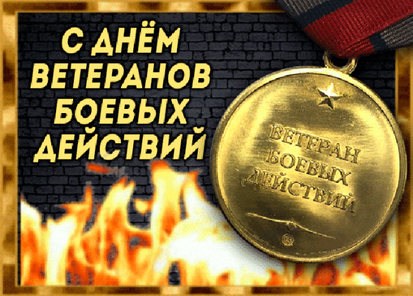 С днём ветеранов боевых действий!