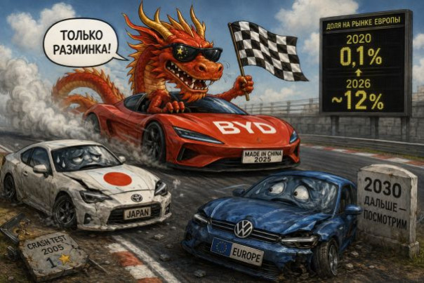 Китай съел японский автопром в Европе. И это ещё только разминка