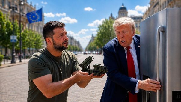 «Ой, дурак!»: Зеленский просит ракеты, Трамп едет в холодильнике, а мир живёт по Гайдаю. Александр Роджерс