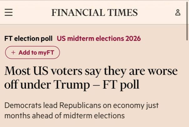 Financial Times: Американцы стали жить хуже при Трампе